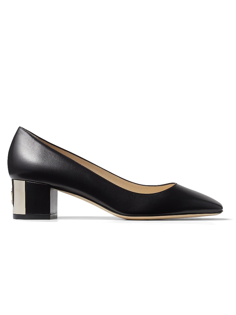 Nwt Beautiful And Classic Jimmy Choo Rydea Pump Black Size 35.5 Leather Heels